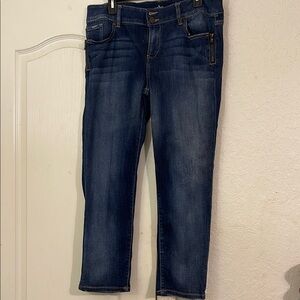 Soho Blue Ankle Cropped Jeans